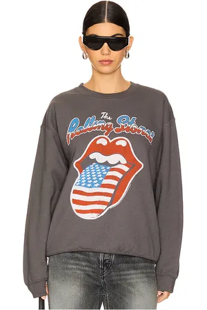 REVOLVE Junk Food Junk food sudadera the rolling stones america 78 en color gris talla M en - Grey. Talla M (también en S, XS).