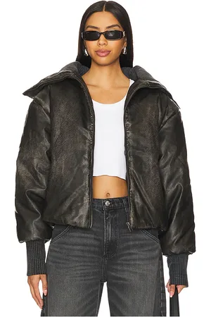 REVOLVE Jaded London Jaded london bomber inflada en color talla L en - Black. Talla L (también en M, S).
