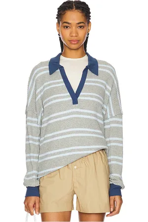 REVOLVE Free People Free people polo we the free travis en color azul talla L en - Blue. Talla L (también en M, S).