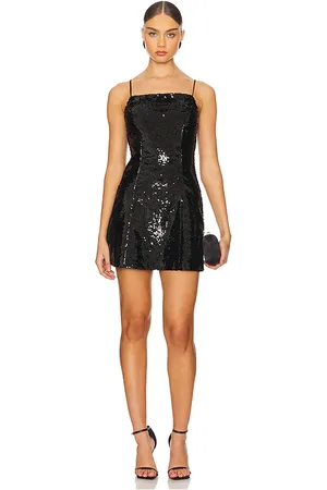 REVOLVE Azeeza Azeeza minivestido con lentejuelas kiara en color negro talla M en - Black. Talla M (también en S, XS).