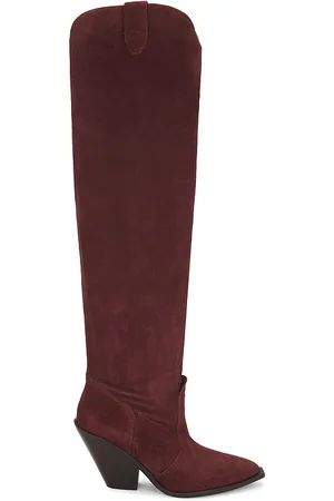 REVOLVE Free People Free people bota triple crown en color burgundy talla 7 en - Burgundy. Talla 7 (también en 7.5, 8, 9).