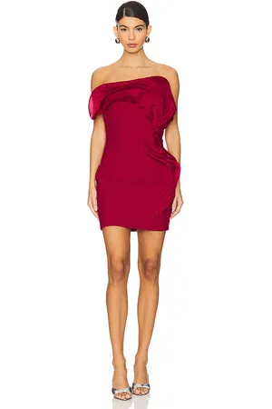 REVOLVE Gaurav Gupta Gaurav gupta vestido mini en color talla 0 en - Fuchsia. Talla 0 (también en 2, 4).