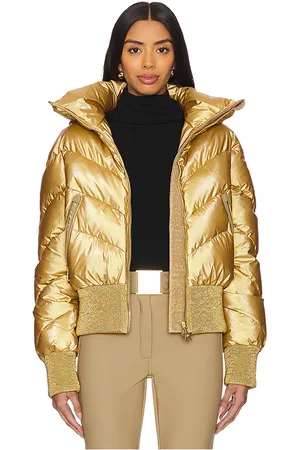 REVOLVE Goldbergh Goldbergh chaqueta acolchada caro en color oro metálico talla 36 en - Metallic Gold. Talla 36 (también en 38, 40).