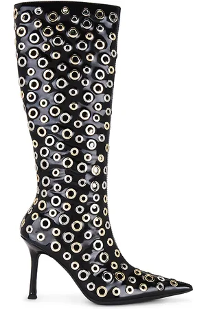 REVOLVE Jeffrey Campbell Jeffrey campbell bota holey en color negro talla 6 en - Black. Talla 6 (también en 6.5, 7, 7.5, 8, 9).