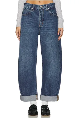 REVOLVE FRAME Frame pierna recta bubble en color denim-medium talla 28 en - Denim-Medium. Talla 28 (también en 30, 34).