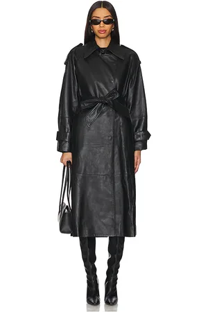 REVOLVE Ivy Oak Ivy oak gabardina de cuero lilith en color talla 32 en - Black. Talla 32 (también en 40).