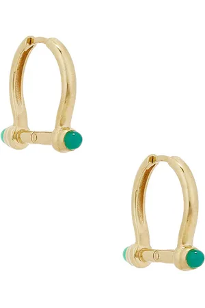 REVOLVE Loren Stewart Loren stewart pendientes barbell en color oro metálico talla all en - Metallic Gold. Talla all.