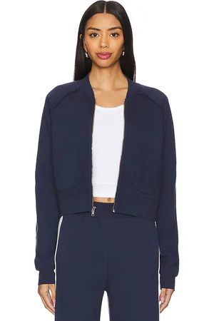 REVOLVE NSF Nsf chaqueta bomber con cremallera al frente fox en color talla S en - Navy. Talla S (también en XL).