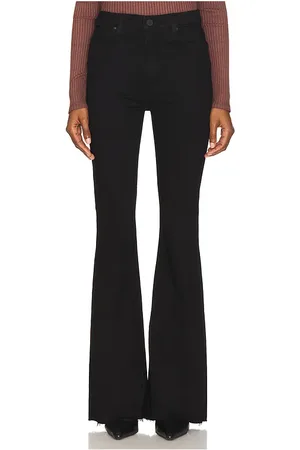 REVOLVE Hudson Jeans Hudson jeans campana tiro alto holly en color talla 25 en - Black. Talla 25 (también en 26, 33, 34).