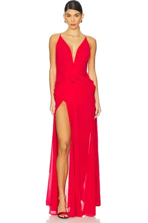 REVOLVE NBD Nbd vestido largo colette en color talla L en - Red. Talla L (también en M, S, XL, XS, XXS).