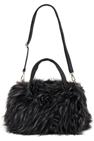 REVOLVE Adrienne Landau Adrienne landau bolso the boo faux fur en color negro talla all en - Black. Talla all.