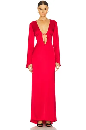 REVOLVE LOBA Loba vestido largo angelina en color talla M en - Red. Talla M (también en S, XS, XXS).