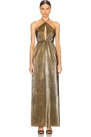 REVOLVE House of Harlow 1960 House of harlow 1960 vestido largo notte en color oro metálico talla M en - Metallic Gold. Talla M (también en S).