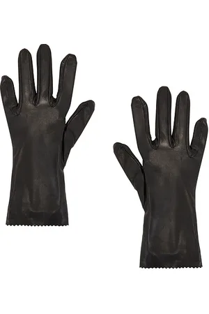 REVOLVE MANOKHI Manokhi guantes cortos de cuero en color talla 7 en - Black. Talla 7 (también en 8).