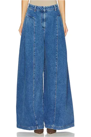 REVOLVE REMAIN Remain pantalones denim en color denim-medium talla 32 en - Denim-Medium. Talla 32 (también en 34, 36, 38, 40).