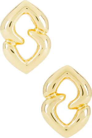REVOLVE ANINE BING Anine bing pendientes abstract heart en color oro metálico talla all en - Metallic Gold. Talla all.