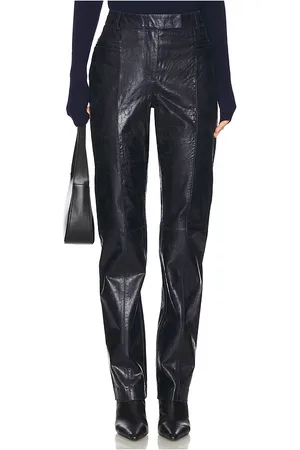 REVOLVE REMAIN Remain pantalones de traje slim leather en color azul marino talla 32 en - Navy. Talla 32 (también en 34, 42).