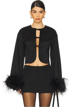 REVOLVE Stone Cold Fox Stone cold fox x alice top en color talla L en - Black. Talla L (también en M, S, XL, XS).