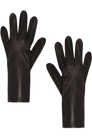 REVOLVE MANOKHI Manokhi guantes cortos de cuero en color chocolate talla 6.5 en - Chocolate. Talla 6.5 (también en 7, 7.5, 8).