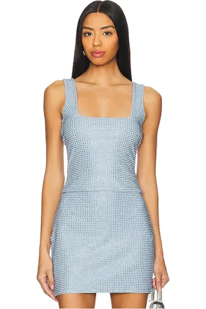 REVOLVE Good American Good american camiseta tirantes crystal en color bebe azul talla 2X en - Baby Blue. Talla 2X (también en 3X, 4X, 5X, L, M