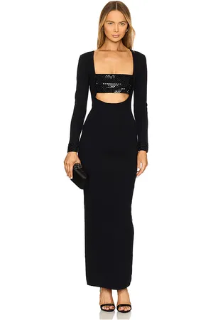 REVOLVE Retrofete Retrofete vestido punto raelle en color talla M en - Black. Talla M (también en S, XS, XXS).