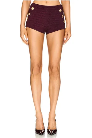 REVOLVE Retrofete Retrofete vendaje corto bari en color burgundy talla L en - Burgundy. Talla L (también en M, S, XL, XS, XXL).