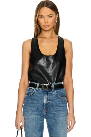 REVOLVE SER.O.YA Ser.o.ya bodysuit de piel sintética nina en color talla L en - Black. Talla L (también en M, S, XS, XXS).
