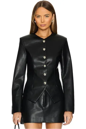REVOLVE SER.O.YA Ser.o.ya chaqueta cuero sintético gloria en color talla M en - Black. Talla M (también en S, XS).