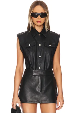 REVOLVE Ronny Kobo Ronny kobo carlyle bodysuit en color negro talla L en - Black. Talla L (también en M, S, XL, XS).