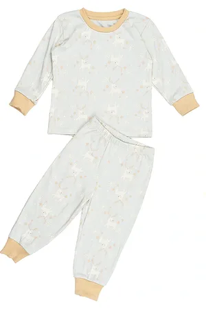 REVOLVE Wild Wawa Wild wawa pijama holiday en color bebe azul talla 18/24 en - Baby Blue. Talla 18/24 (también en 5/6).