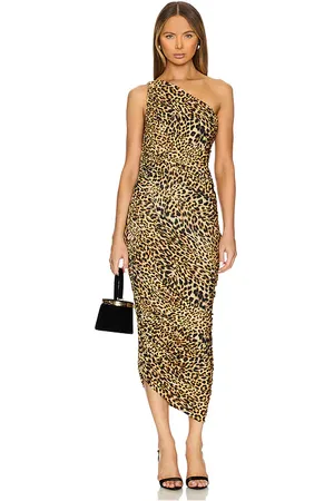 REVOLVE Norma Kamali Norma kamali vestido largo diana en color marrón talla L en - Brown. Talla L (también en M, S, XL, XS).