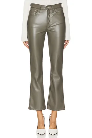 REVOLVE MOTHER Mother acampanado insider flood en color verde oliva talla 24 en Wax On Wax Off - Olive. Talla 24 (también en 25, 26, 27, 28, 29, 30, 32).