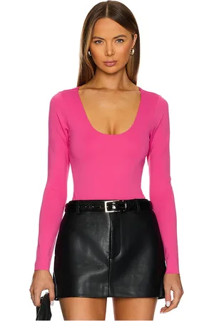 REVOLVE Good American Good american body manga larga scuba scoop en color rosado talla 2X en - Pink. Talla 2X (también en 3X, 4X, 5X, XL).