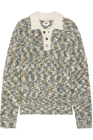 REVOLVE Obey Obey reuben sweater polo en color talla L en - Grey. Talla L (también en M).