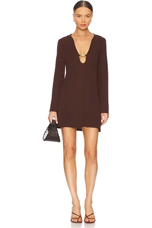 REVOLVE Cult Gaia Cult gaia pareo cheyenne en color marrón talla XL en - Brown. Talla XL (también en XS).