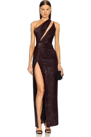 REVOLVE Michael Costello Michael costello vestido largo analeah en color morado talla M en - Purple. Talla M (también en S, XS).