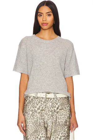 REVOLVE One Grey Day One grey day top de manga corta tejido sloane en color gris talla XL en - Grey. Talla XL (también en XS).
