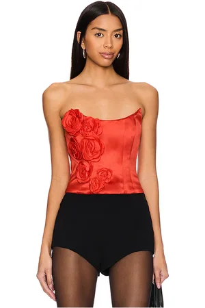 REVOLVE Lovers and Friends Lovers and friends corsé selena en color talla L en - Red. Talla L (también en M, S, XL, XS).