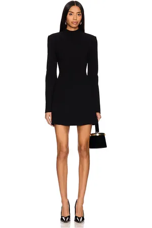REVOLVE Nookie Nookie mini vestido cuello alto caroline en color talla L en - Black. Talla L (también en S).