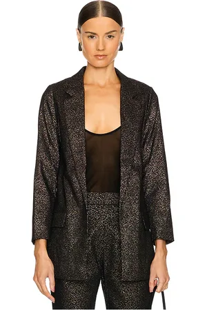 REVOLVE ALLSAINTS Allsaints aleida lux blazer en color negro talla 10 en - Black. Talla 10 (también en 12, 4, 6, 8).