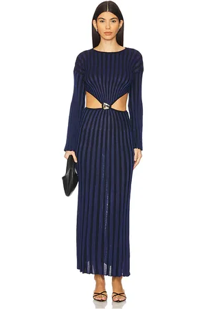 REVOLVE Baobab Baobab maxivestido con corte bentley en color azul marino talla L en - Navy. Talla L (también en M, S, XL).