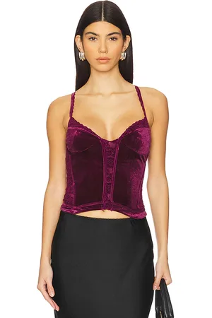 REVOLVE Free People Free people corsé free people before daylight en color talla L en - Wine. Talla L (también en M, S, XS).
