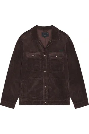REVOLVE ALLSAINTS Allsaints camisa castleford en color morado talla L en - Purple. Talla L (también en M, S).