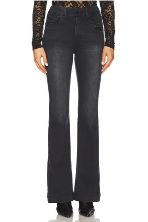 REVOLVE Good American Good american pantalón campana always fits good legs en color negro talla 14-18 en - Black. Talla 14-18 (también en 20-26, 28-3