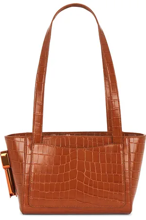 REVOLVE Edie Parker Edie parker bolso tote burn en color marrón talla all en - Brown. Talla all.