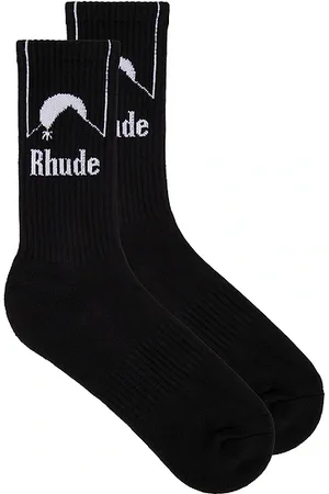 REVOLVE Rhude Rhude calcetines en color negro talla all en - Black. Talla all.