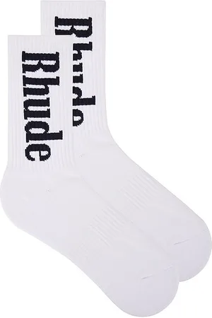 REVOLVE Rhude Rhude calcetines en color blanco talla all en - White. Talla all.