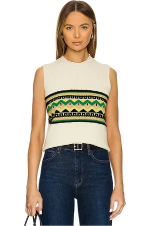 REVOLVE Guest In Residence Guest en residence chaleco en color crema talla L en - Cream. Talla L (también en M, S, XL).