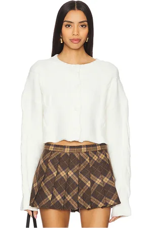 REVOLVE SNDYS Sndys chaqueta de punto trenzado laine en color blanco talla S en - White. Talla S (también en XXL).