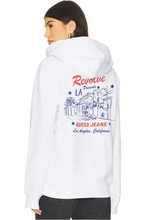 REVOLVE Guess Jeans Guess jeans sudadera en color talla L en - White. Talla L (también en M, S, XL/1X, XS).